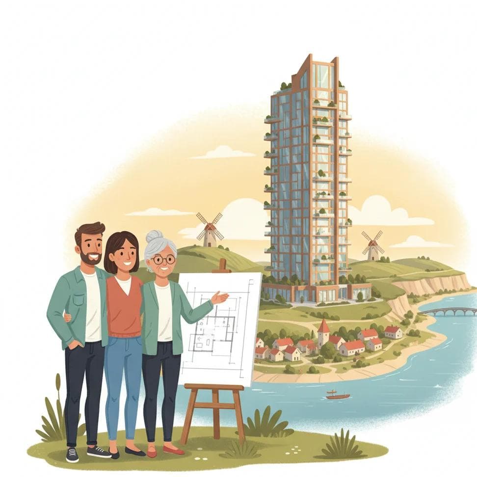 Nya bostäder på Öland: Planer på Ölands högsta hus i Färjestaden